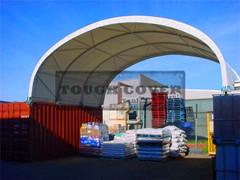 China Relocatable, Chinese 8m wide Container Tent for sale factory