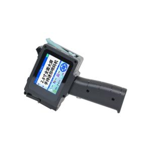 China Handheld Full Screen Mini Printer 2.8 Inch Screen Black Packaging Printer factory