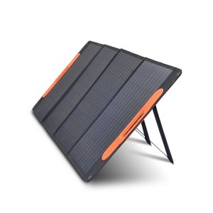 Battery Powered Solar Panel Powerstation Lifepo4 Lithium Ion 100W Foldable