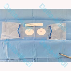 China SMMS Disposable Surgical Packs Ophthalmic Drape Integrated Circle on sale