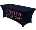 Square 290gsm Portable Reception Desks Advertising Trade Show Reception Desk