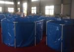 B2 B1 Fire Retardant Round Outdoor Fish Pond 2500L Alkali Resistance Eco