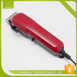 China JW-2020 Red Popular Shap Cuttiing Machinery Cord Magic Clip Hair Clippers factory