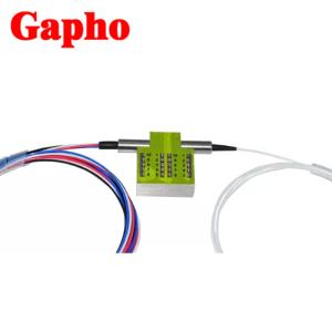 China 1260-1610nm 1x4 Mechanical Fiber Optical Switch Singlemode Non Latching factory