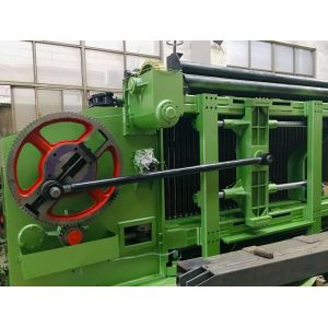 PLC Control 4mm Weaving Galvanized Wire Net Making Machine
