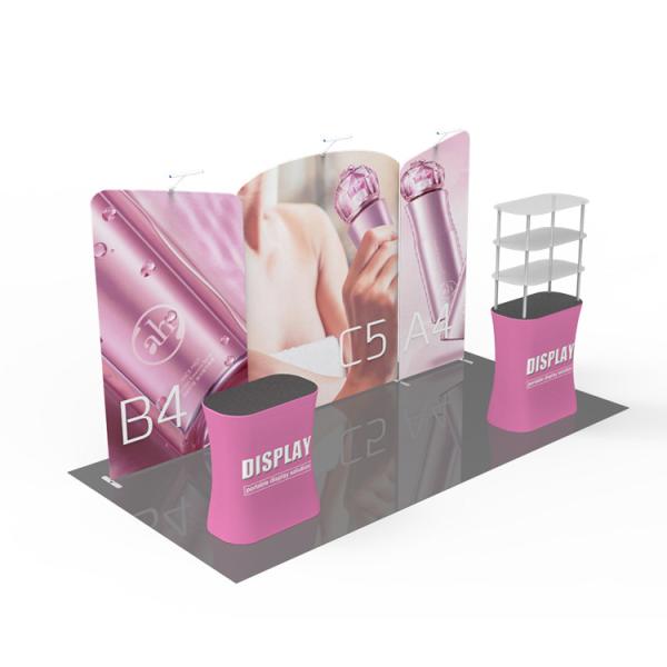 3X6 Reusable Trade Show Booth Displays , Pop Up Exhibition Stands Machine