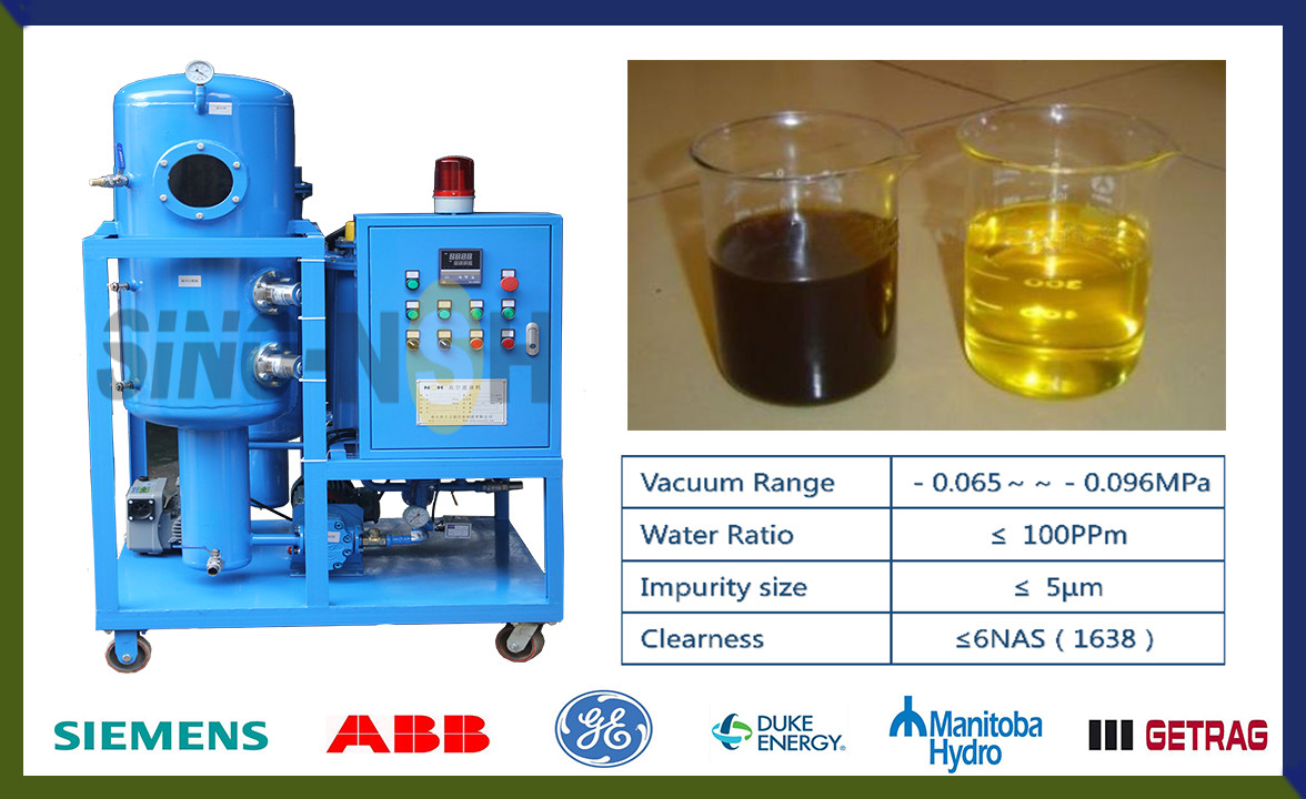 1800L/H Lubricating Oil Purifier Equipment | High-Efficiency Oil Water Separator