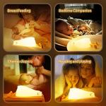 Babies Kids Silicone Animal Night Light With Charging Port 3 Level Dimmable
