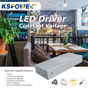 96W Security Camera Triac Dimmable Driver ETL/CETL Waterproof LED Driver For