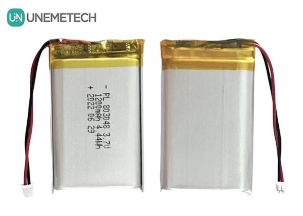 3.7V 1200mAh Polymer Lithium Ion Battery 803048 Li Ion Polymer Battery For