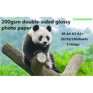 China 200gsm Double-sided glossy inkjet photo paper on sale