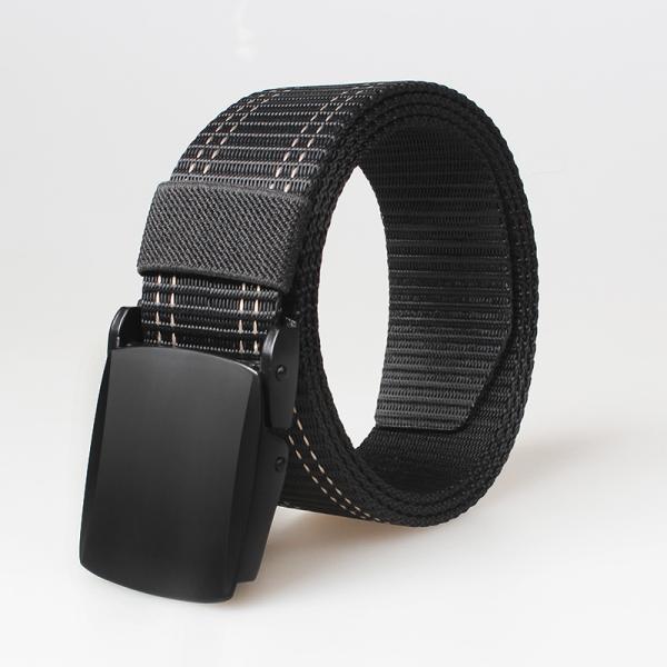 125cm Length Fabric Web Belt Zinc Alloy Buckle Army Belts With Buckle 3.8cm
