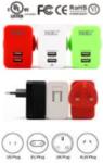 High Speed USB Wall Charger 2 USB Ports UL CB Certified Soft Handfeel