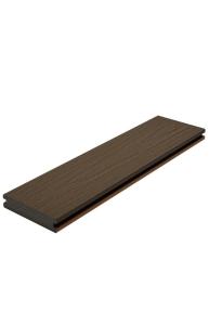 China 142 X 22 Co Extruded Capped Composite Deck Boards Hollow Plastic Decking Boards factory