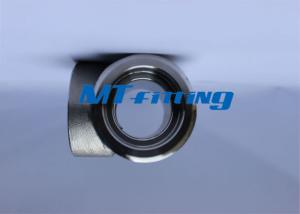 China Forged High Pressure Pipe Fittings , F11 / F22 Stainless Steel Socket Welded Tee factory