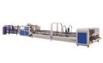 Semi-auto Folder Gluer, Corrugated Carton Box, Automatic lifting, gluing,