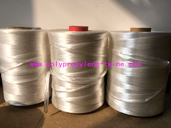 White Color Split Film Cable Filler Yarn 2mm - 30mm Diameter Winding On Tube Packing