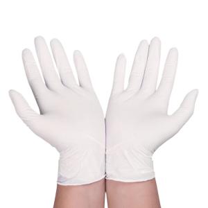 China Latex examination gloves Powder-free medical grade gloves disposable rubber gloves factory
