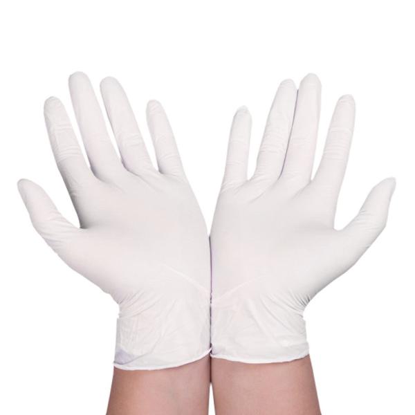 Latex examination gloves Powder-free medical grade gloves disposable rubber