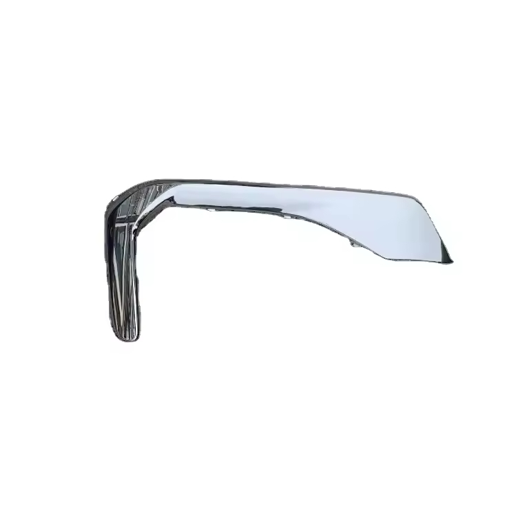 20cm Universal Plastic Rectangle Silver Auto Body System Accessories Left Fog Light Trim