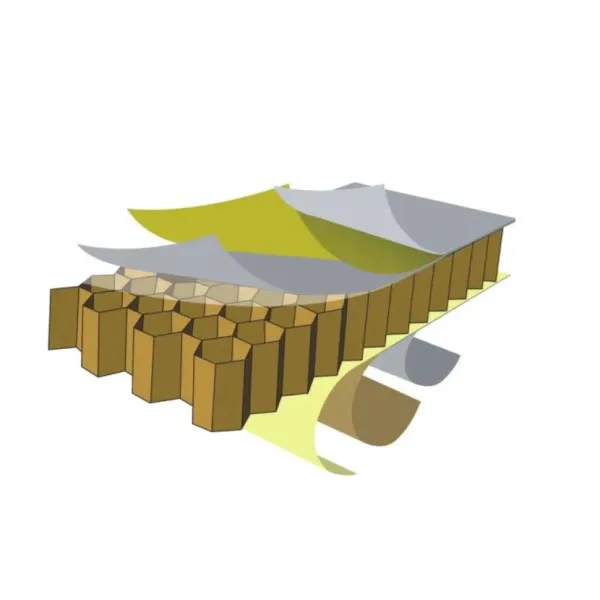 Aluminum honeycomb panel structure diagram