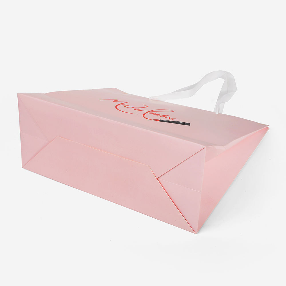 Custom Order Sealing Handle Hand Length Handle Paper Bag with Your Logo
