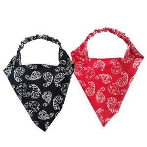 China Floral Elastic Hair Scarf Headband Leisure Hair Band Triangular Women Hair Accessories factory