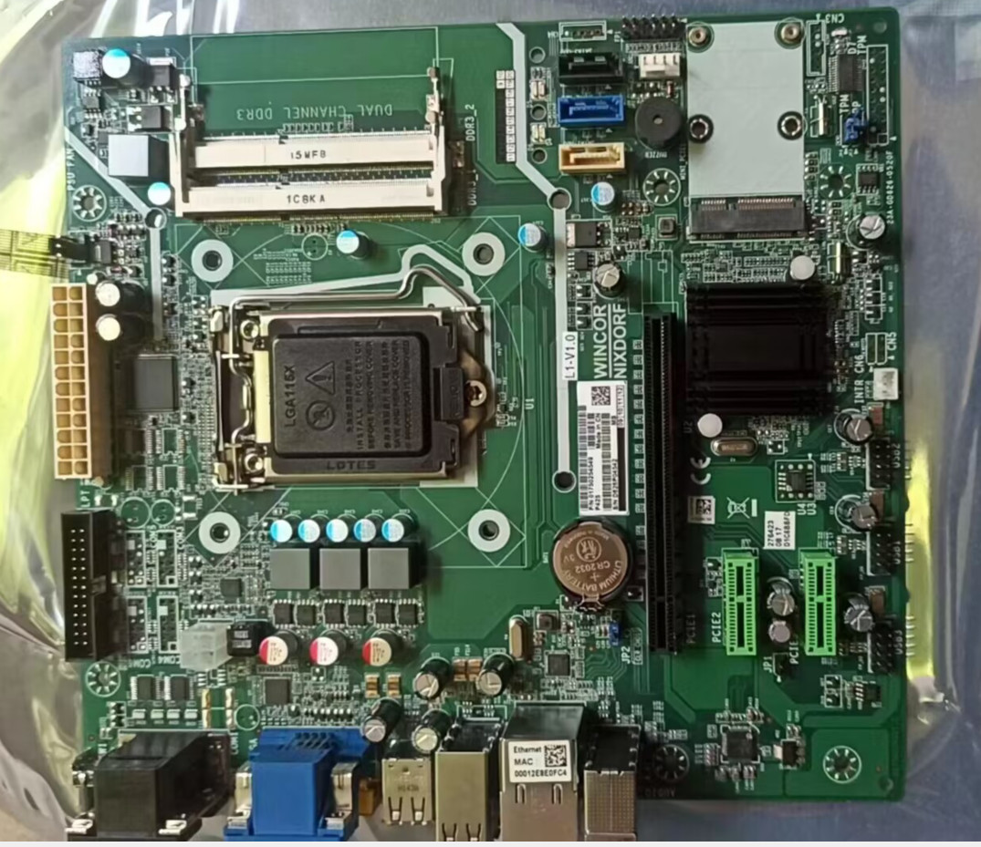01750254549 Wincor Nixdorf PC280 SWAP 5G I5-4570 TPMen Motherboard L2.0-H81-uATX_AB AMT Upgrade PC Board 1750254549