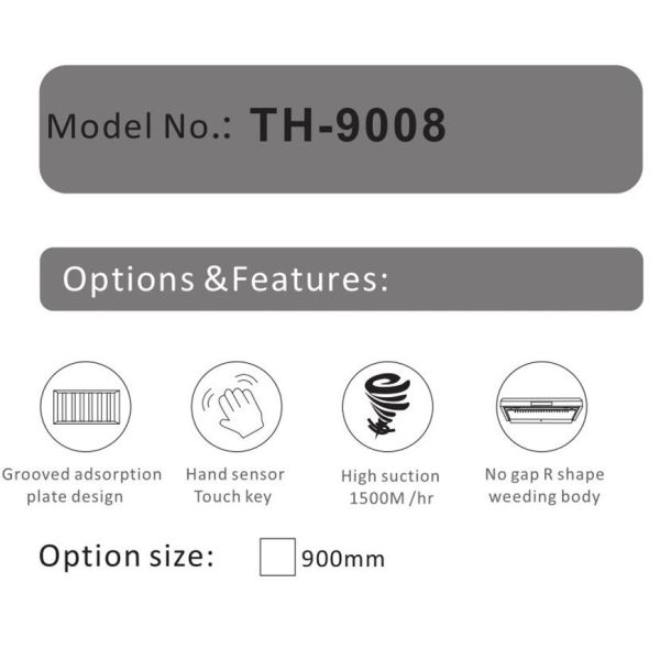 Cooking Appliances Large Suction Under Cabinet Cooker Hood Brand New