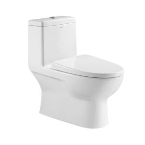 China 400mm One Piece Toilets 1.3 GPF Single Flush Elongated Toilets factory