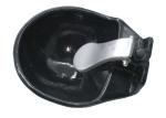 Diary Durable Cow Horse Cattle Water Bowls Black Enamelled Surface