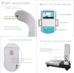 Height And Weight Body Fat Analyzer Scale Coin Operated Digital