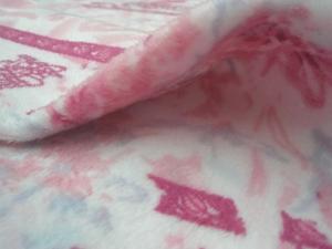 China Fashion Printed Velboa Fur Fabric Shrink - Resistant Various Color factory