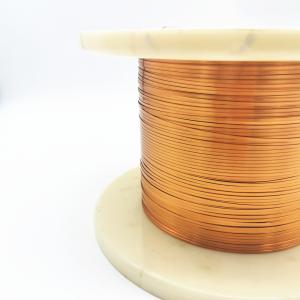 China 2uew 180 Flat Magnet Wire Super Thin 0.3mm Alcohol Self Bonding factory