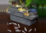 Home Decor Polyresin Indoor Light Up Water Fountain