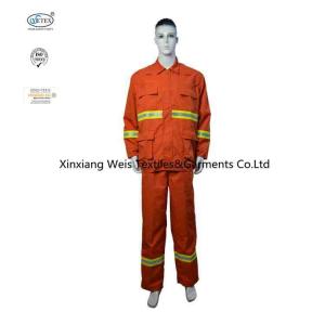 China Orange Aramid Forest 200g Inherent FR Clothing Fire Fighting NFPA 2112 factory