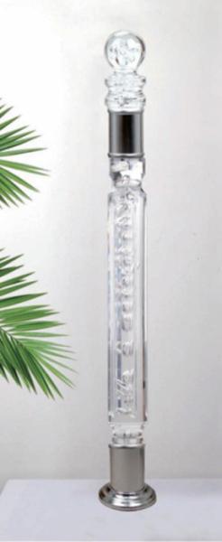 Crystal Hand Railing Acrylic Stair Balustrade Crystal Newel Post Rail Post