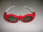 Lovely Kids PC Active Passive 3d Glasses Infrared High Transmittance