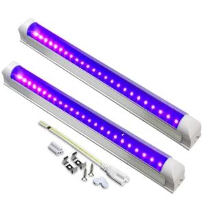 China PC Cover UV Black Light Bulb 365nm 395nm UV T8 Led Tube Bulbs factory