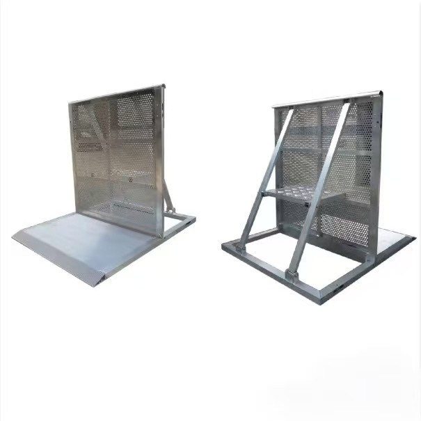 Portable Foldable Aluminum Crowd Control Barrier For Concert Security