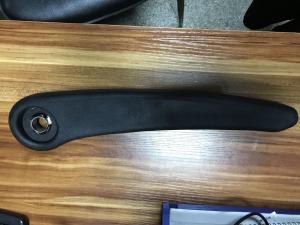 China Black PU Handrail Armrest For Theater Seat Arm Rest For Truck Tractor factory