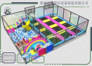 China Jumping Zone Themed Outdoor Trampoline Playground Park Skypods factory