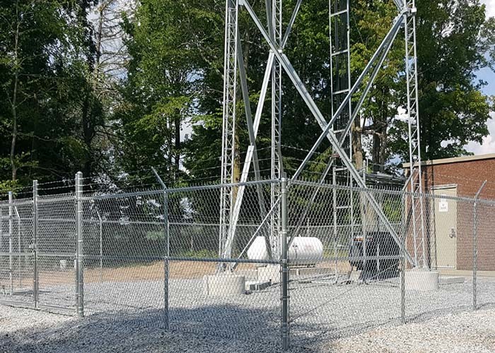 Electric Security 1.8 M Chain Link Fence Vinyl Coating