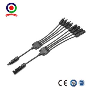 China OEM 1500V 4 To1 Branch Solar Panel Cable PV Connector New Energy Accessories on sale