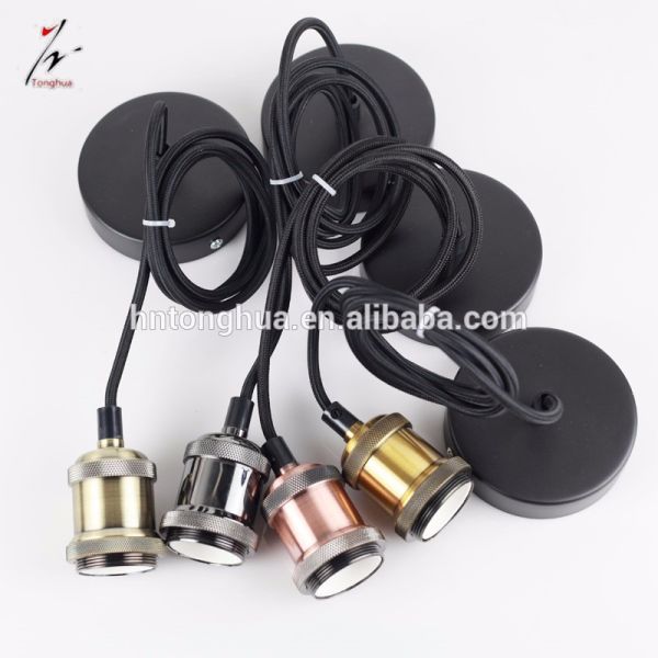 Simple Design Pendant Light Socket E27 Pendant Lamp Holder Vintage Type