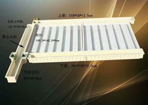 China Reusable Concrete Fence Panel Moulds Precise Measurement Long Service Life factory