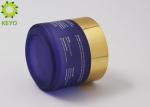 Customized Glass Cosmetic Cream Jar , 50g Empty Cosmetic Bottle Packaging