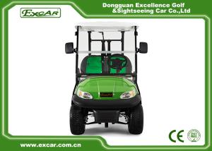 China Green 4 Wheel Electric Golf Car 2 Passenger 48V Battery Golf Cart factory