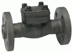 China 2'' Two Piece Forged Steel Valves Flange Lift Type Check Valve Class 1500 factory