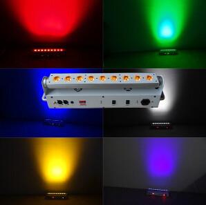 China 9x18w Uv 6 In1 Led Stage Light Battery Powered Led Par Cans 6CH/10CH factory